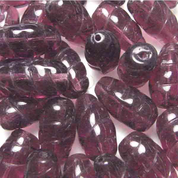 15X8MM Amethyst Tear with Spiral