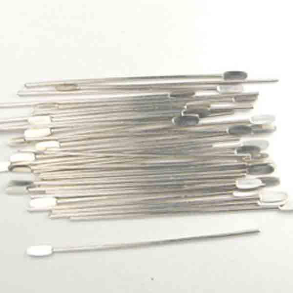 1.5 inch Sterling Paddle Headpin 22 gauge