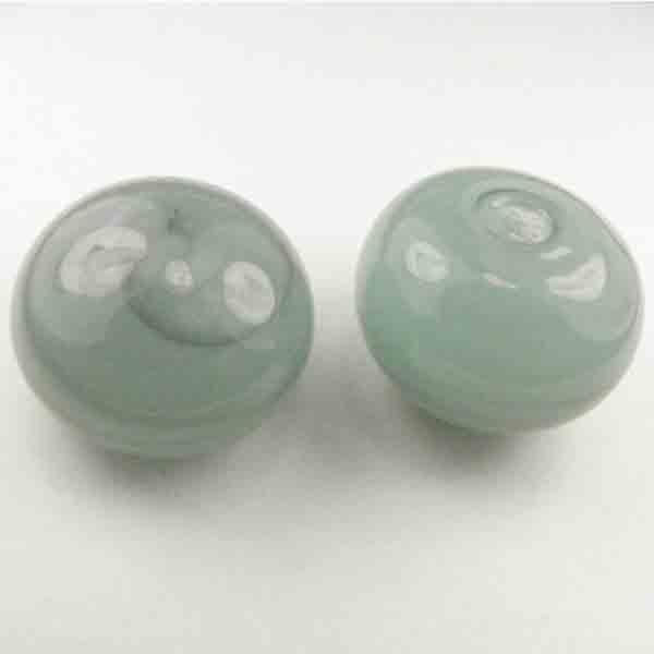 16MM Light Jade Hatpin Topper