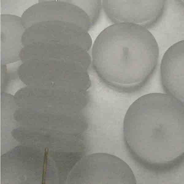16MM Matte Crystal Belly Rondelle