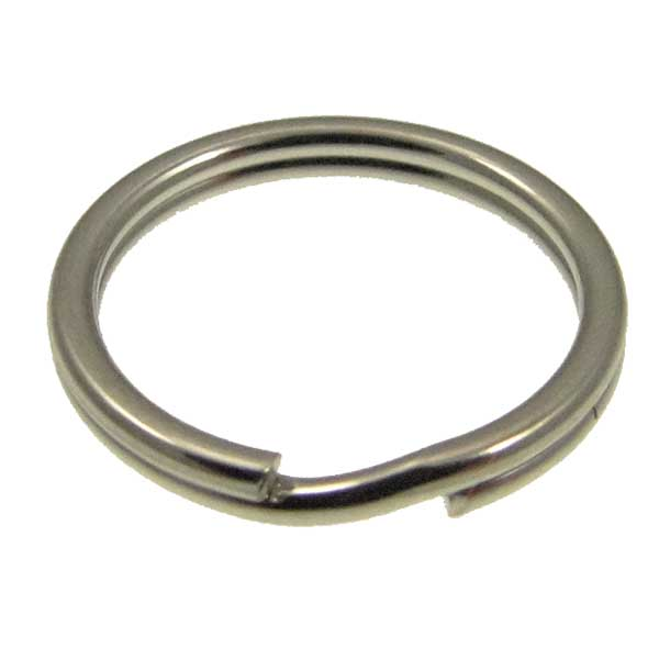 16MM Nickel Silver Plate Split Ring