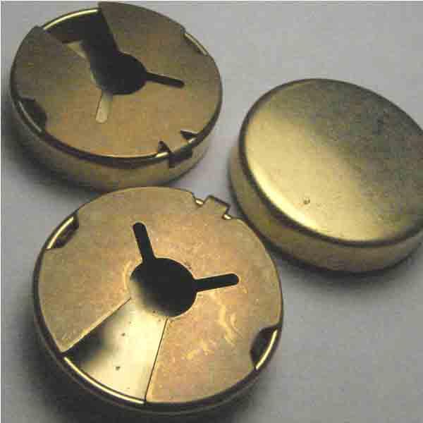 17MM Gold Button Cover