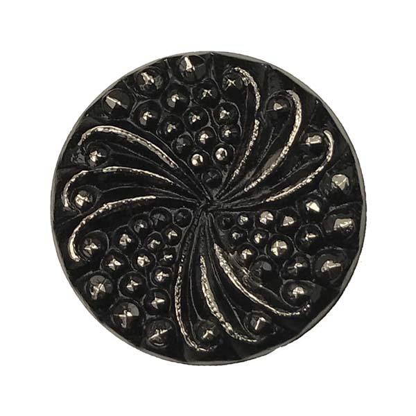 18MM Black with Silver Pattern