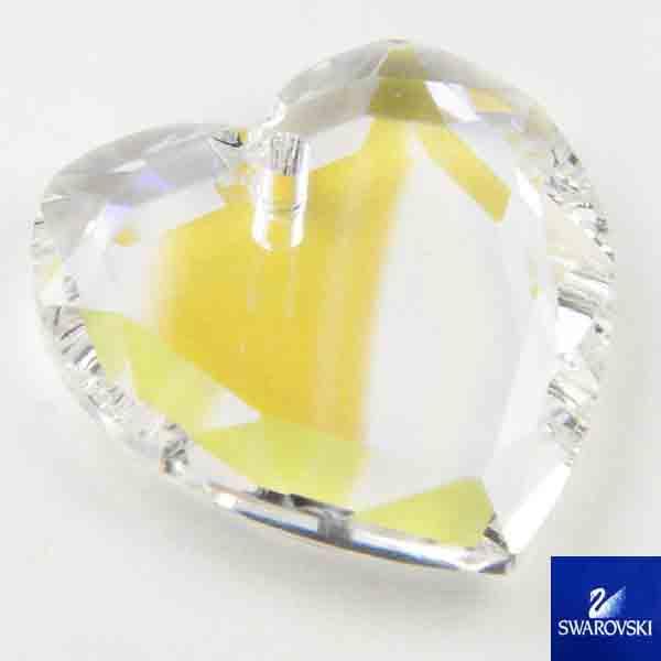 18MM Glacier Blue Heart Machine Cut