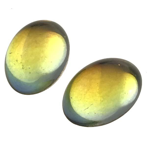 18X13MM Vintage Swarovski Sahara Cabochon