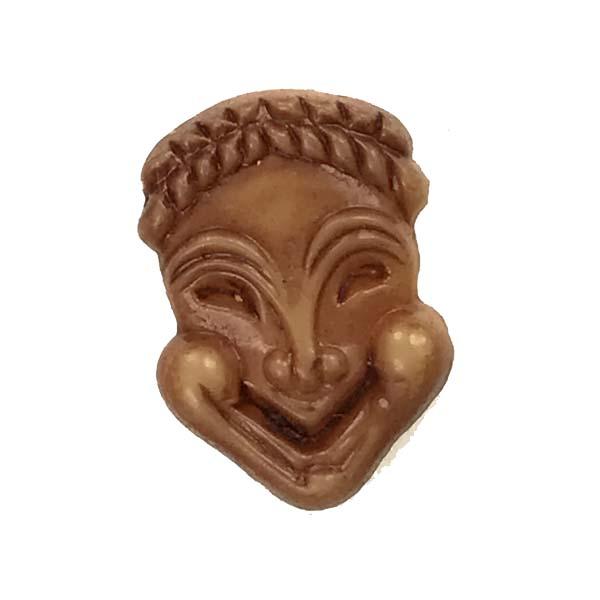 18x13MM Beige Comedy Face