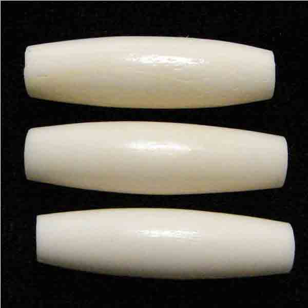 1 Inch White Bone Hairpipe Tube