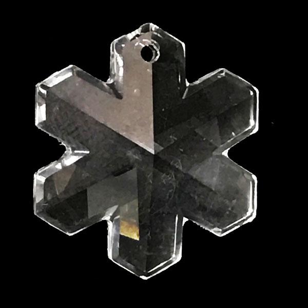 20MM Swarovski Crystal Snowflake Pendant