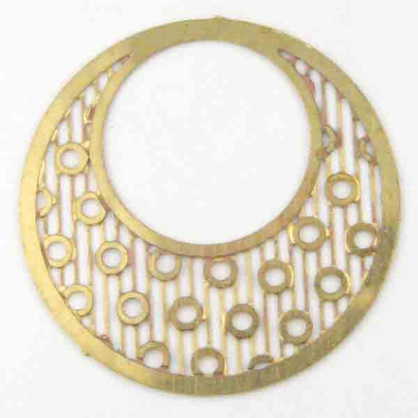 20MM Thin Brass Filigree Ring