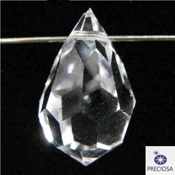 20x12MM Preciosa Crystal Top Drilled Tear