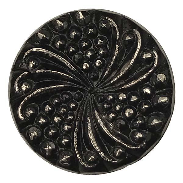 23MM Black with Silver Pattern