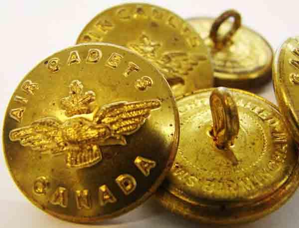 23MM Brass Military Button