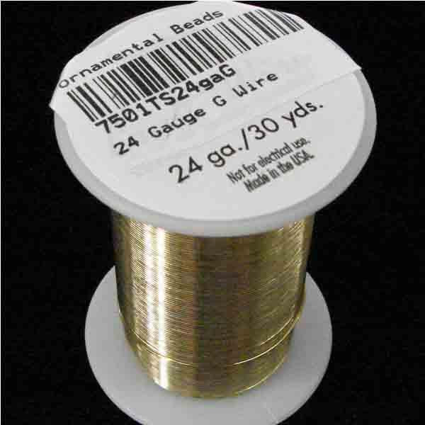 24 Gauge Gold Tarnish Resistant Wire