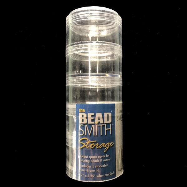 2 Inch Crystal Bead Jar (5 Stack)