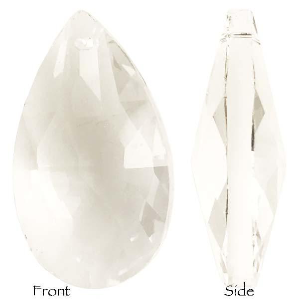 38x22.5MM Faceted Crystal Tear