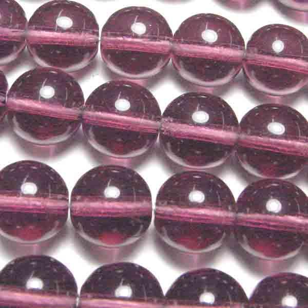 3MM Amethyst Round Druk Ball