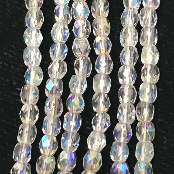 3MM Crystal AB Fire Polish Ball