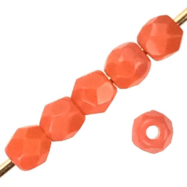3MM Orange Fire Polish Ball