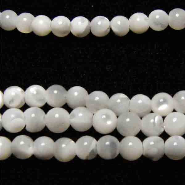 3MM Shell Mother of Pearl White