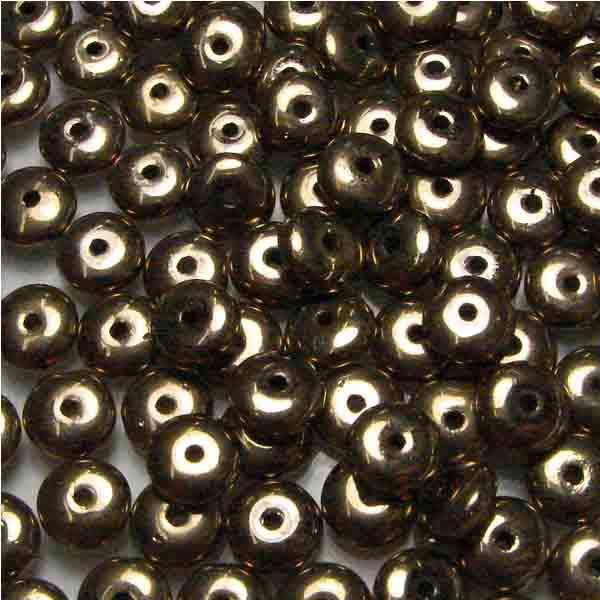 3x6 Bronze Belly Rondelle