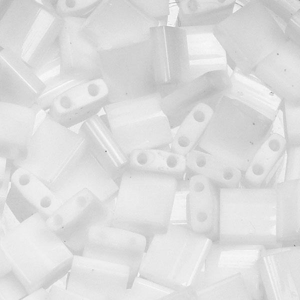 402 Opaque White Miyuki Tila Bead