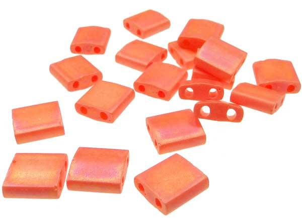 406 Matte Opaque Ornage Miyuki Tila Bead