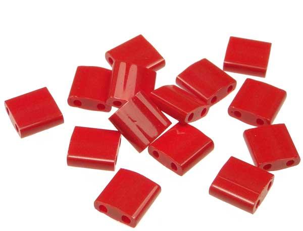 408 Opaque Red Miyuki Tila Bead