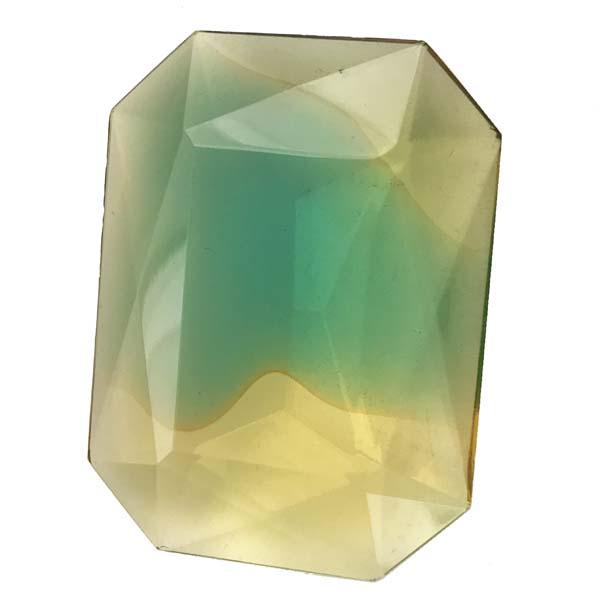 40X30 Light Topaz with Emerald