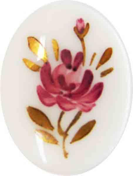 40X30 Pink Flower On White