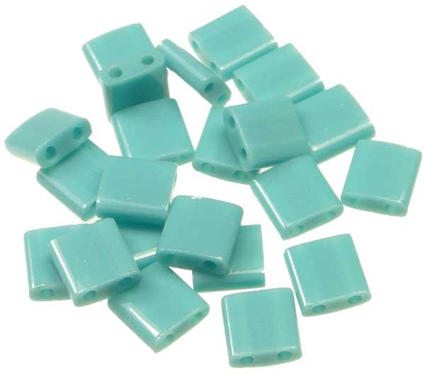412 Opaque Turquoise Green Miyuki Tila Bead