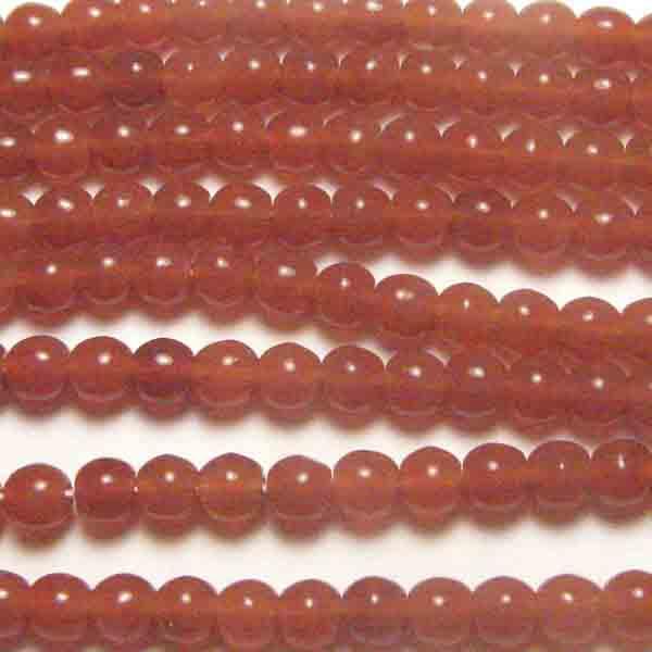 4MM Carnelian Opal Druk Ball