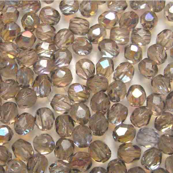 4MM Champagne AB Fire Polish Ball