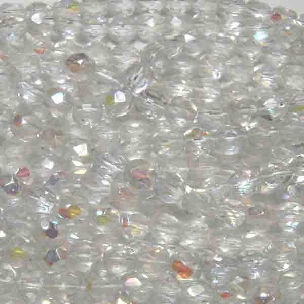 4MM Crystal AB Fire Polish Ball