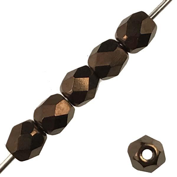 4MM Dark Copper Iris Fire Polish Ball