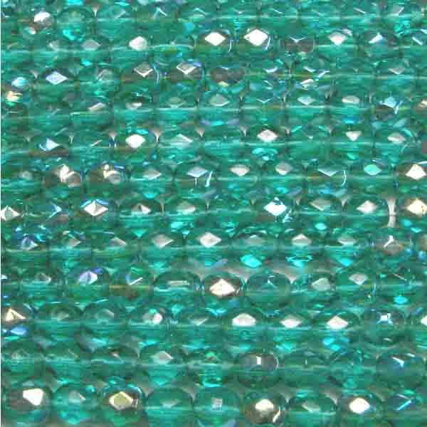 4MM Emerald Ab Fire Polish Ball