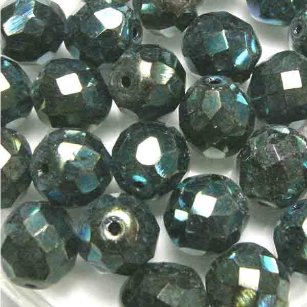 4MM Green Iris Fire Polish Ball