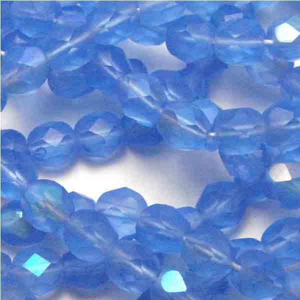 4MM Matte Sapphire Ab Fire Polish Ball