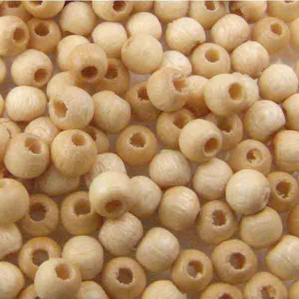 4MM Natural Finish Wood Ball