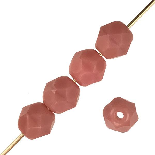 4MM Opaque Pink Fire Polish Ball