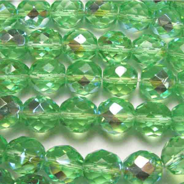 4MM Peridot AB Fire Polish Ball