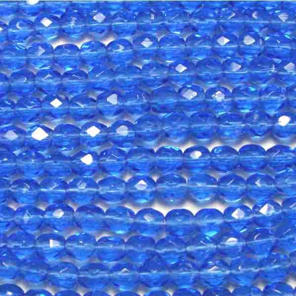 4MM Sapphire Fire Polish Ball