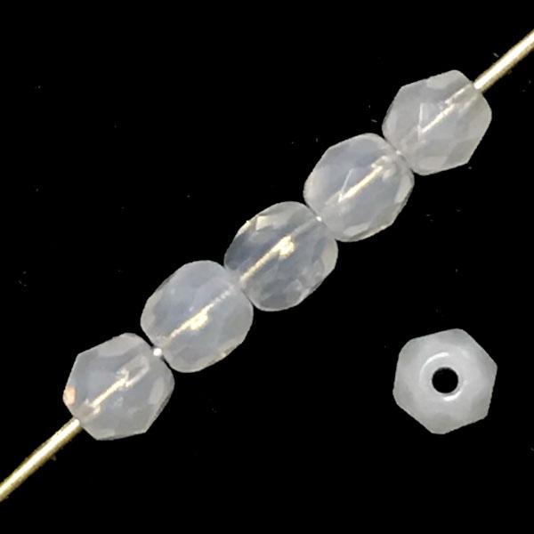 4MM White Opal Fire Polish Ball