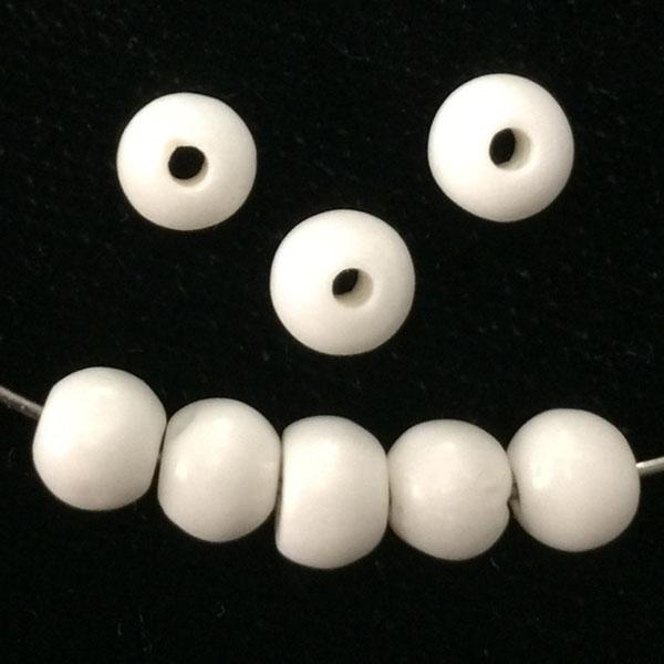 5-6MM White Bone Ball