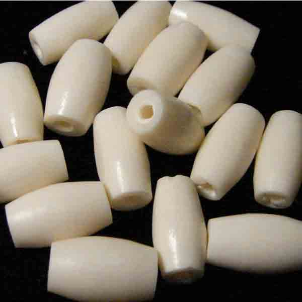 .5 Inch White Bone Hairpipe Tube