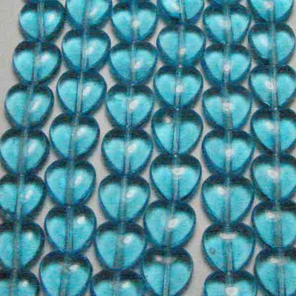 6MM Aqua Heart