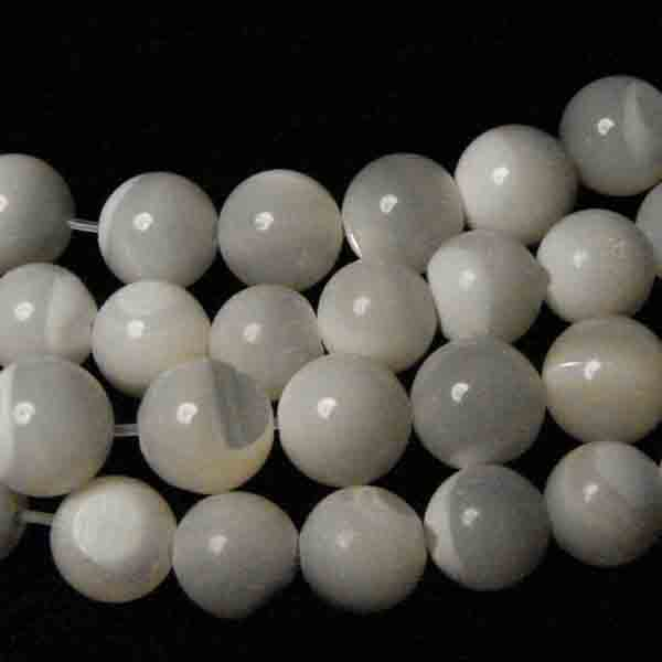 6MM Ball White Mother of Pearl