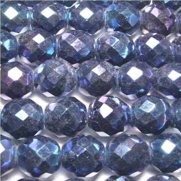 6MM Blue Iris Fire Polish Ball