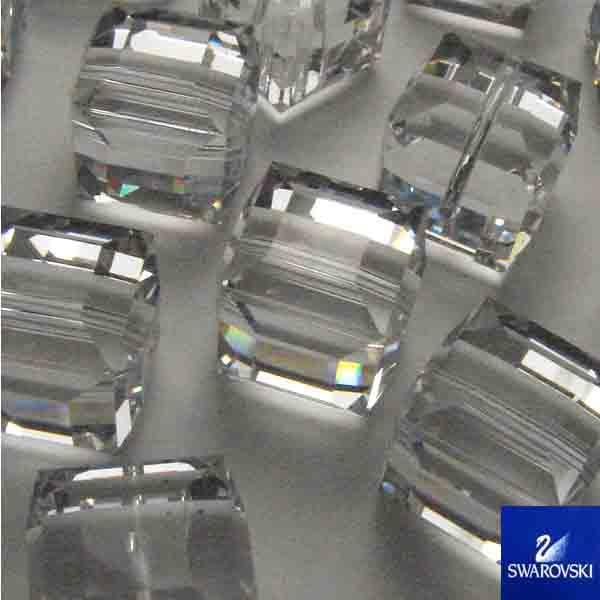 6MM Crystal Swarovski Cube Bead