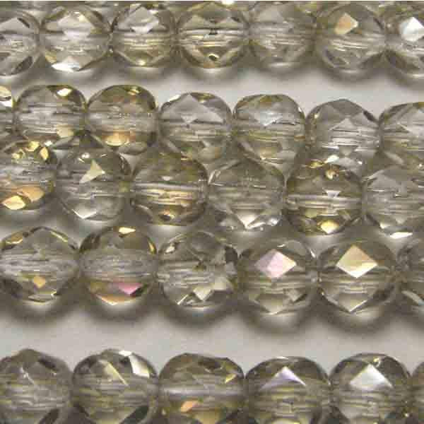 6MM Crystal With Clarit Fire Polish Ball