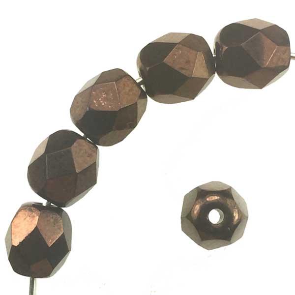 6MM Dark Copper Iris Fire Polish Ball